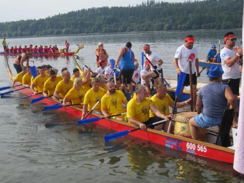 Dračí lodě Slezská Harta 23.- 25.8.2019 